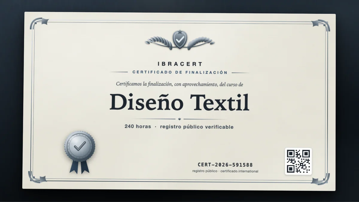 Portada del curso Diseño Textil