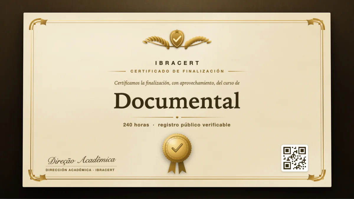 Portada del curso Documental