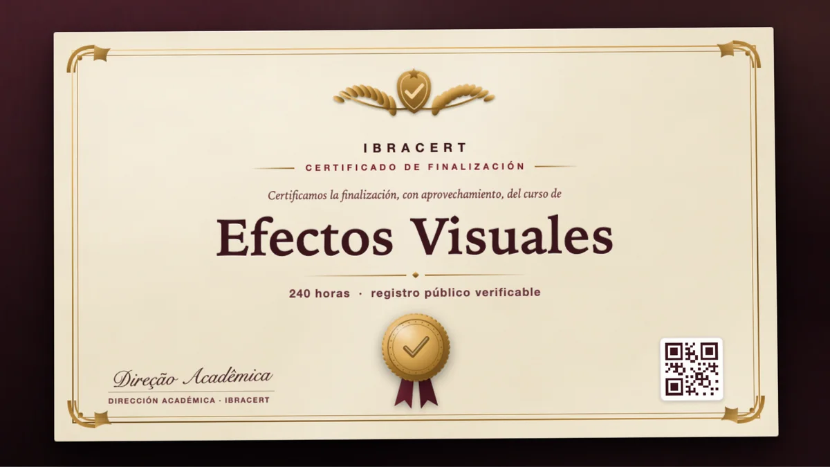 Portada del curso Efectos Visuales