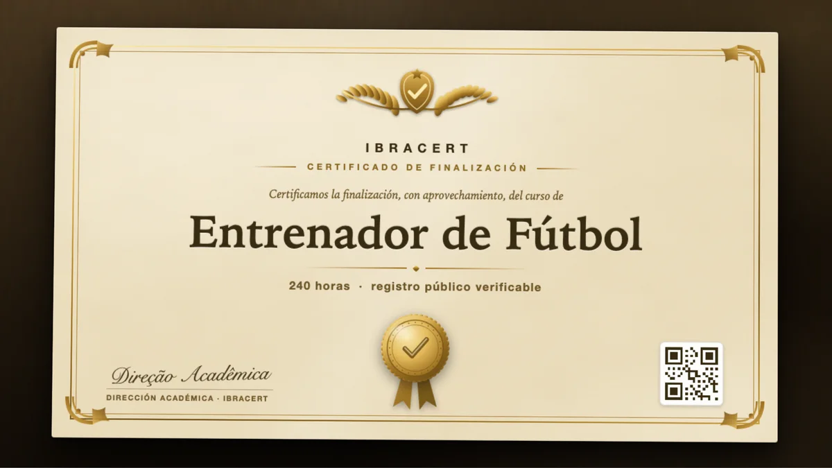 Portada del curso Entrenador de Fútbol