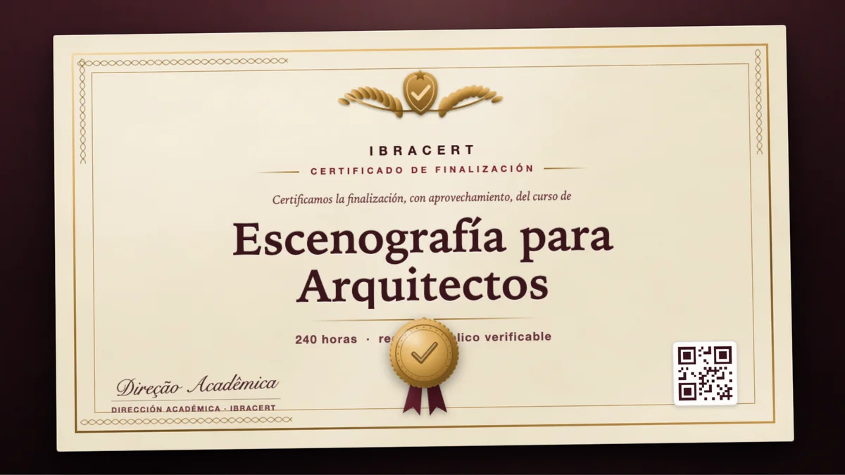 Portada del curso Escenografía para Arquitectos