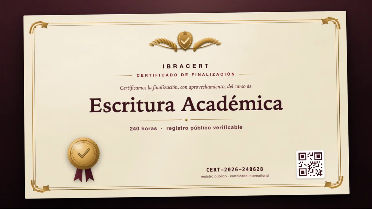 Portada del curso Escritura Académica