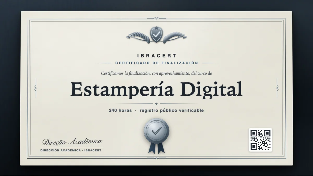 Portada del curso Estampería Digital