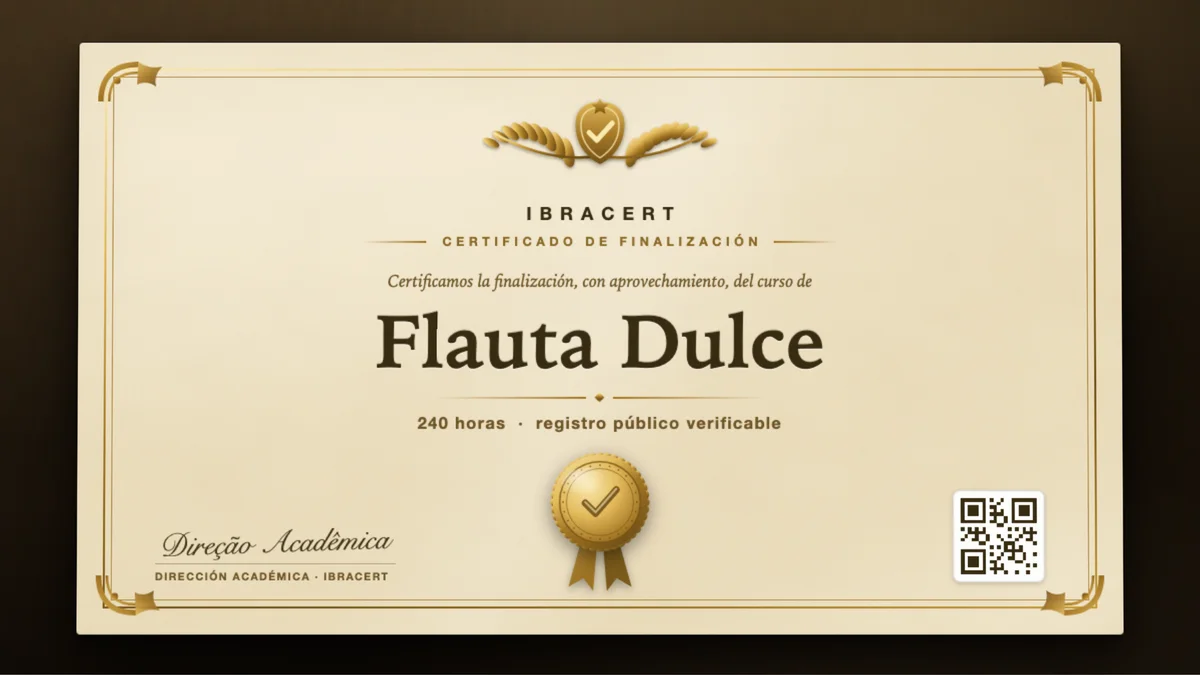 Portada del curso Flauta Dulce