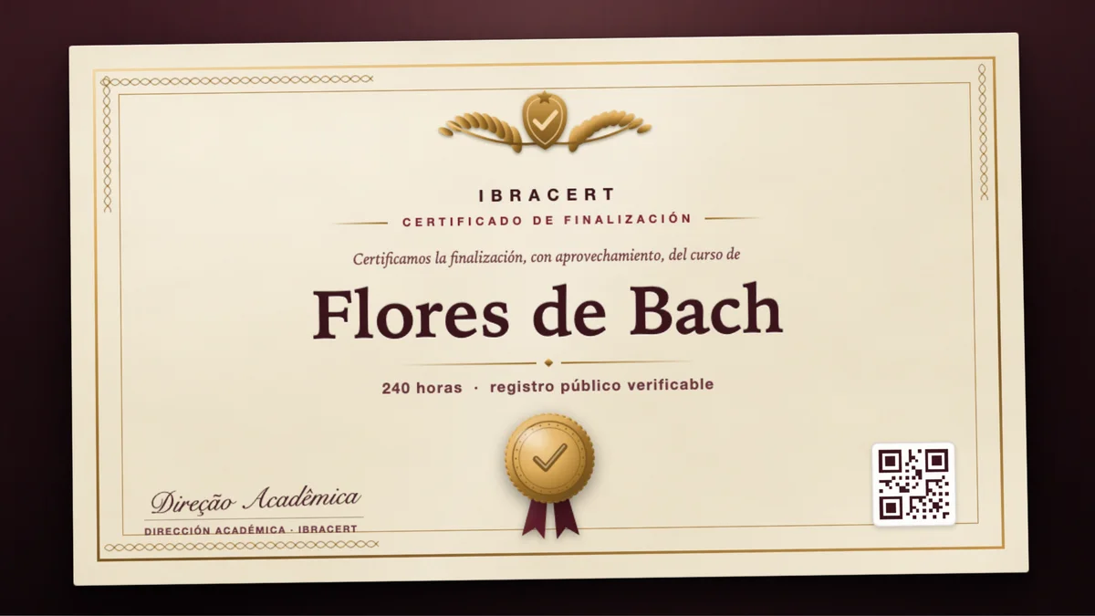 Portada del curso Flores de Bach