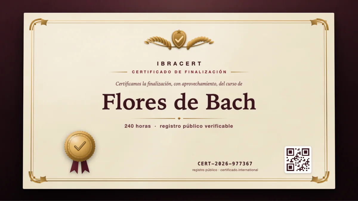 Portada del curso Flores de Bach