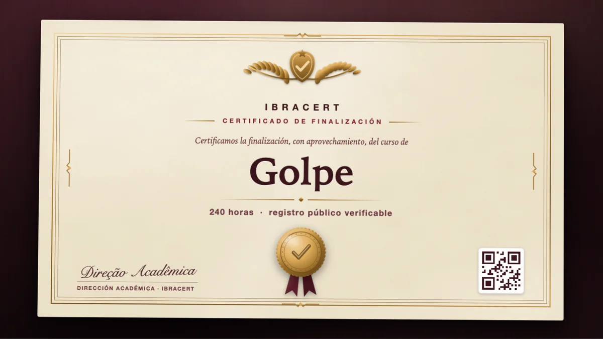 Portada del curso Golpe