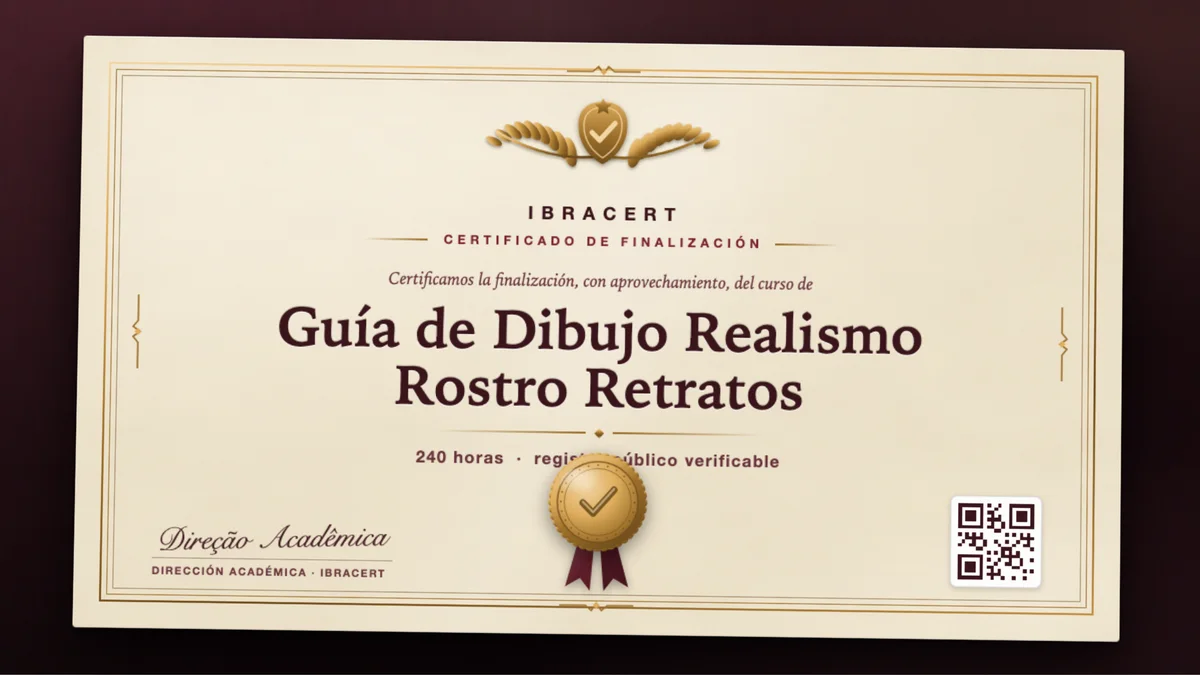 Portada del curso Guía de Dibujo Realismo Rostro Retratos