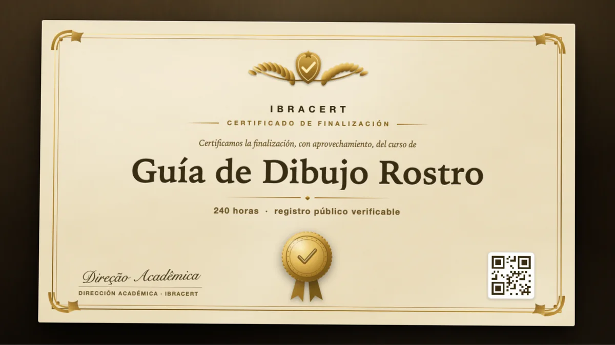 Portada del curso Guía de Dibujo Rostro