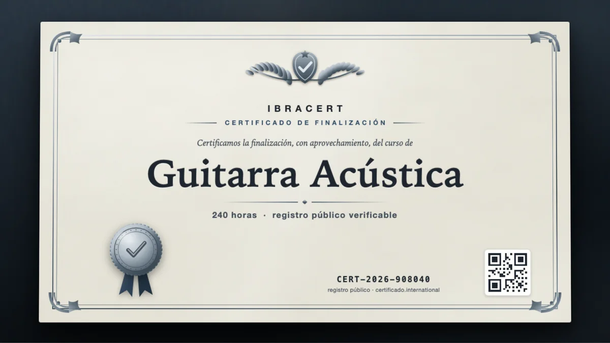Portada del curso Guitarra Acústica