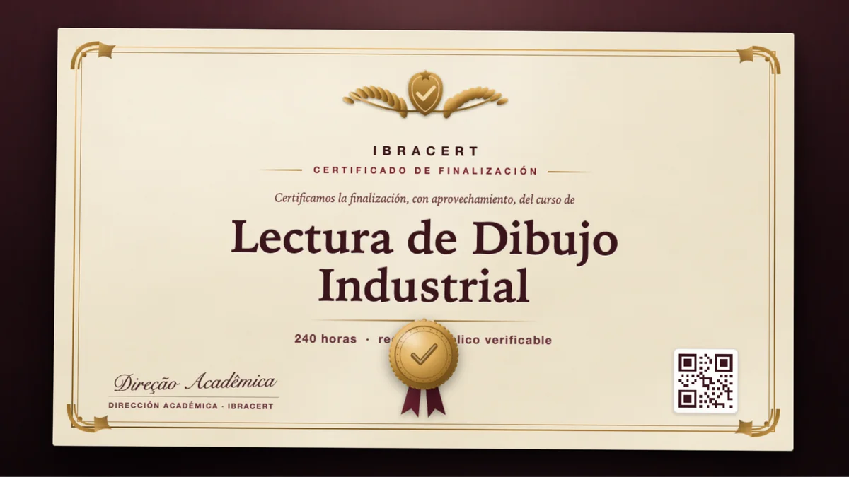 Portada del curso Lectura de Dibujo Industrial