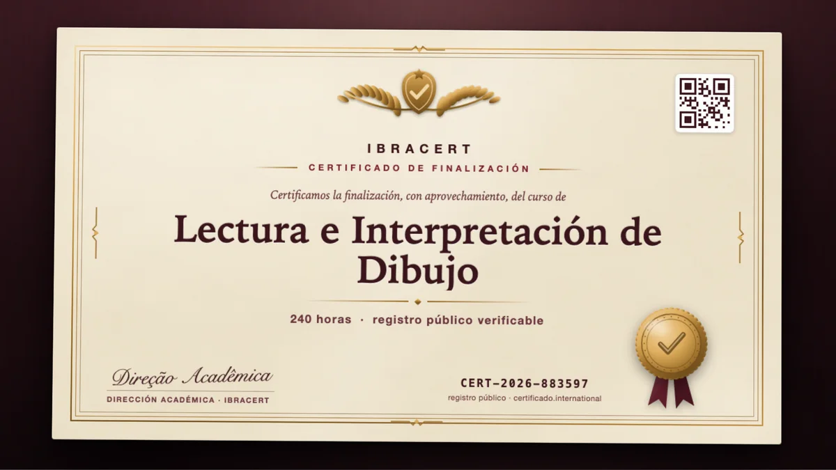 Portada del curso Lectura e Interpretación de Dibujo