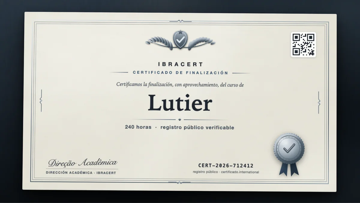 Portada del curso Lutier
