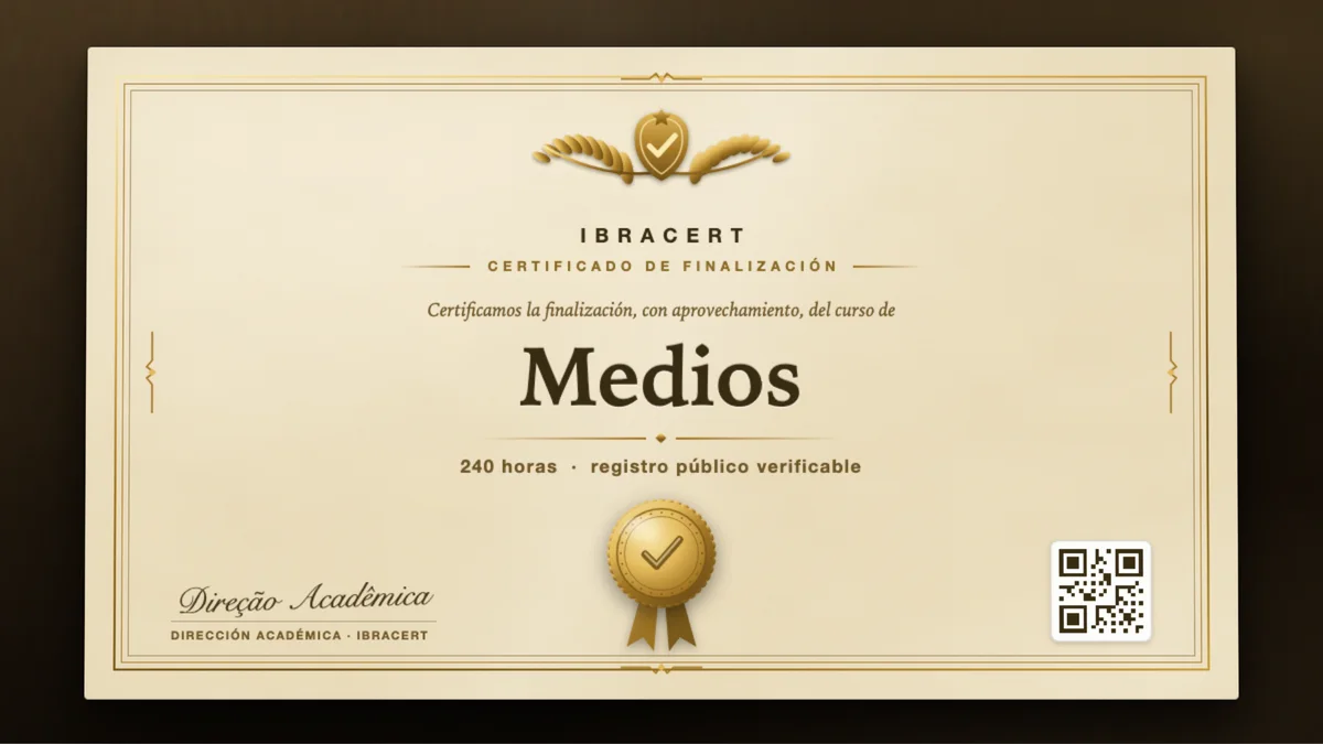 Portada del curso Medios