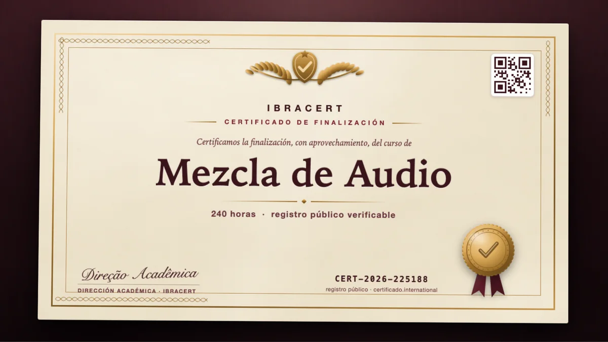 Portada del curso Mezcla de Audio