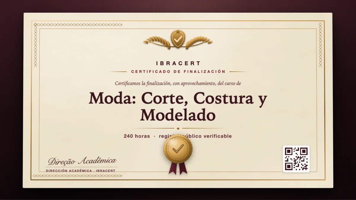 Portada del curso Moda: Corte, Costura y Modelado