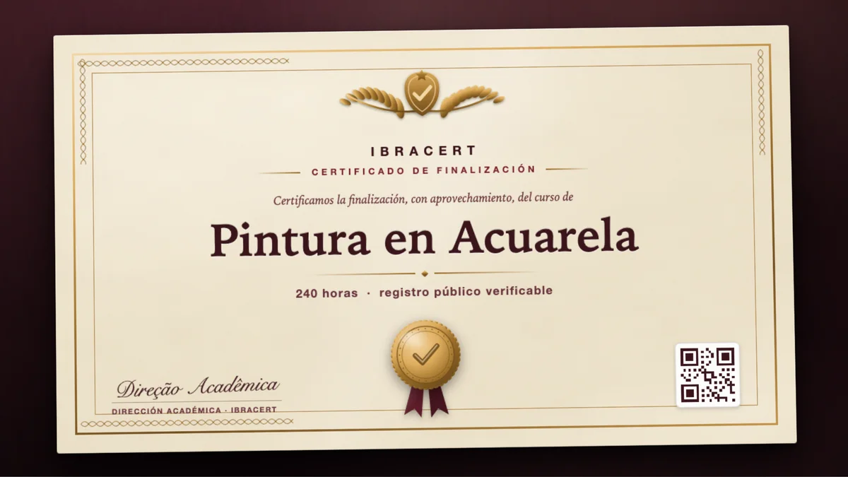 Portada del curso Pintura en Acuarela