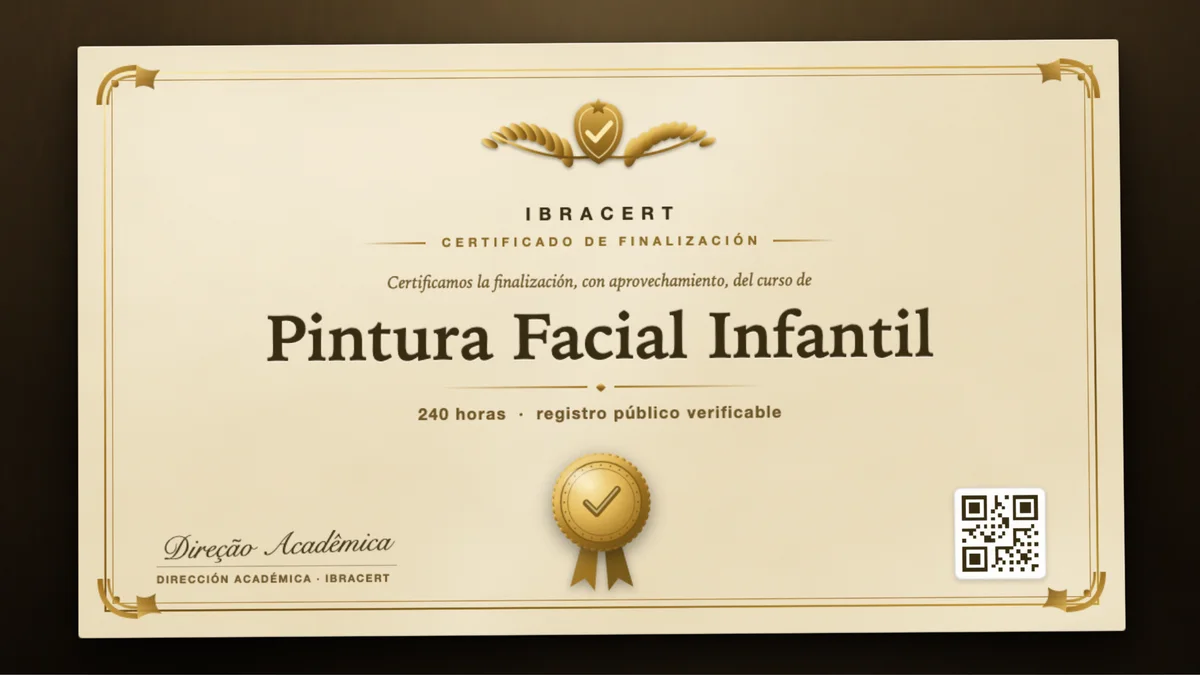Portada del curso Pintura Facial Infantil