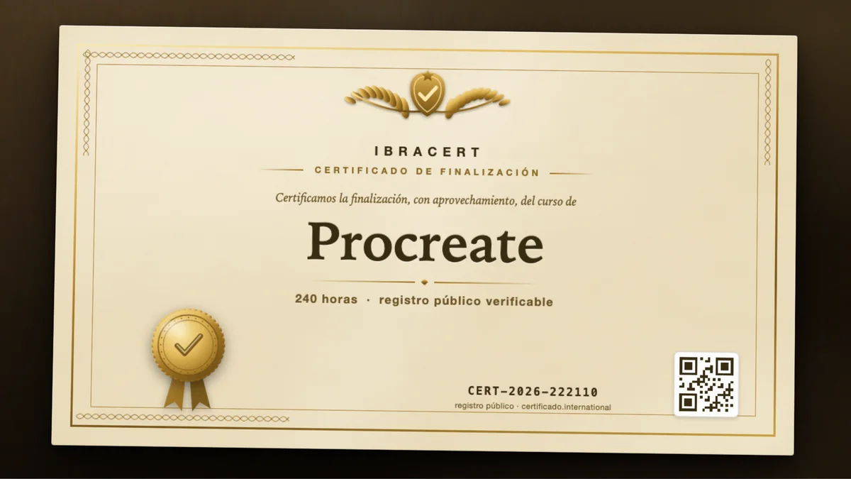 Portada del curso Procreate