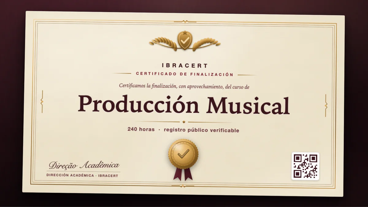 Portada del curso Producción Musical