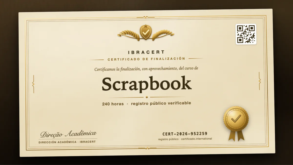 Portada del curso Scrapbook