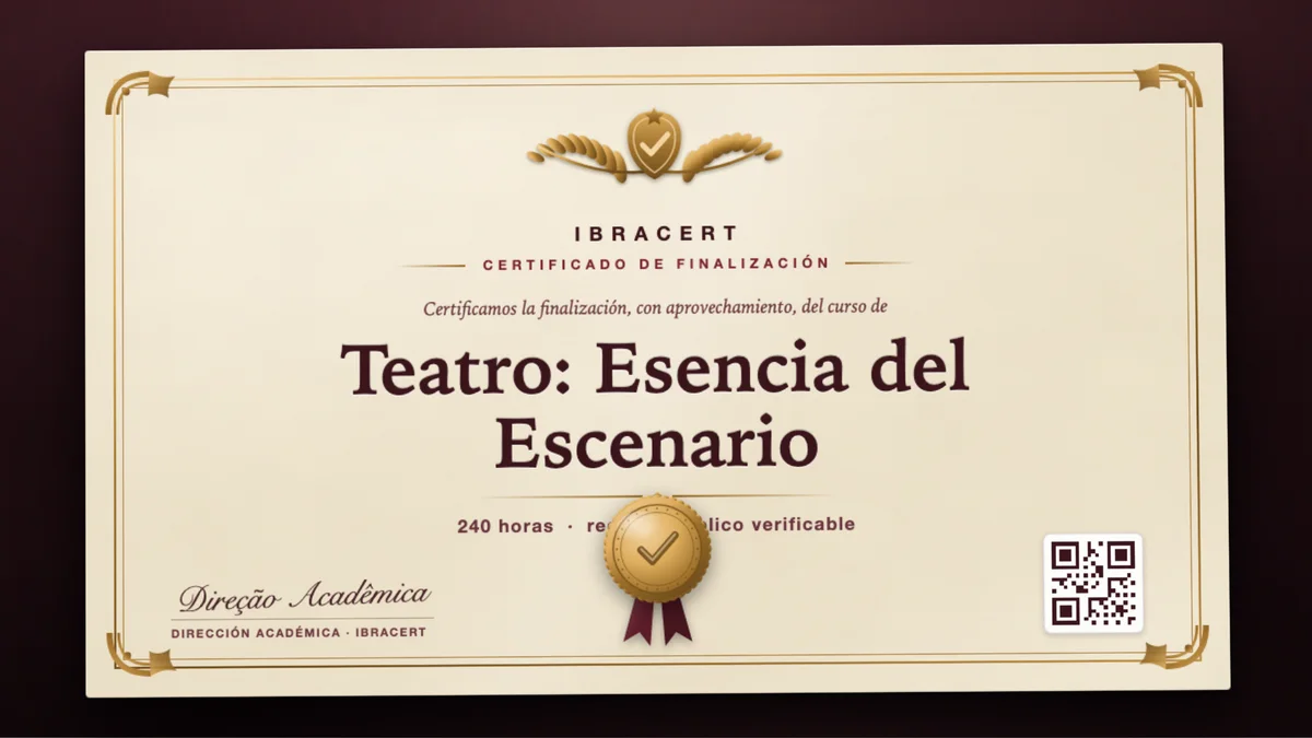 Portada del curso Teatro: Esencia del Escenario