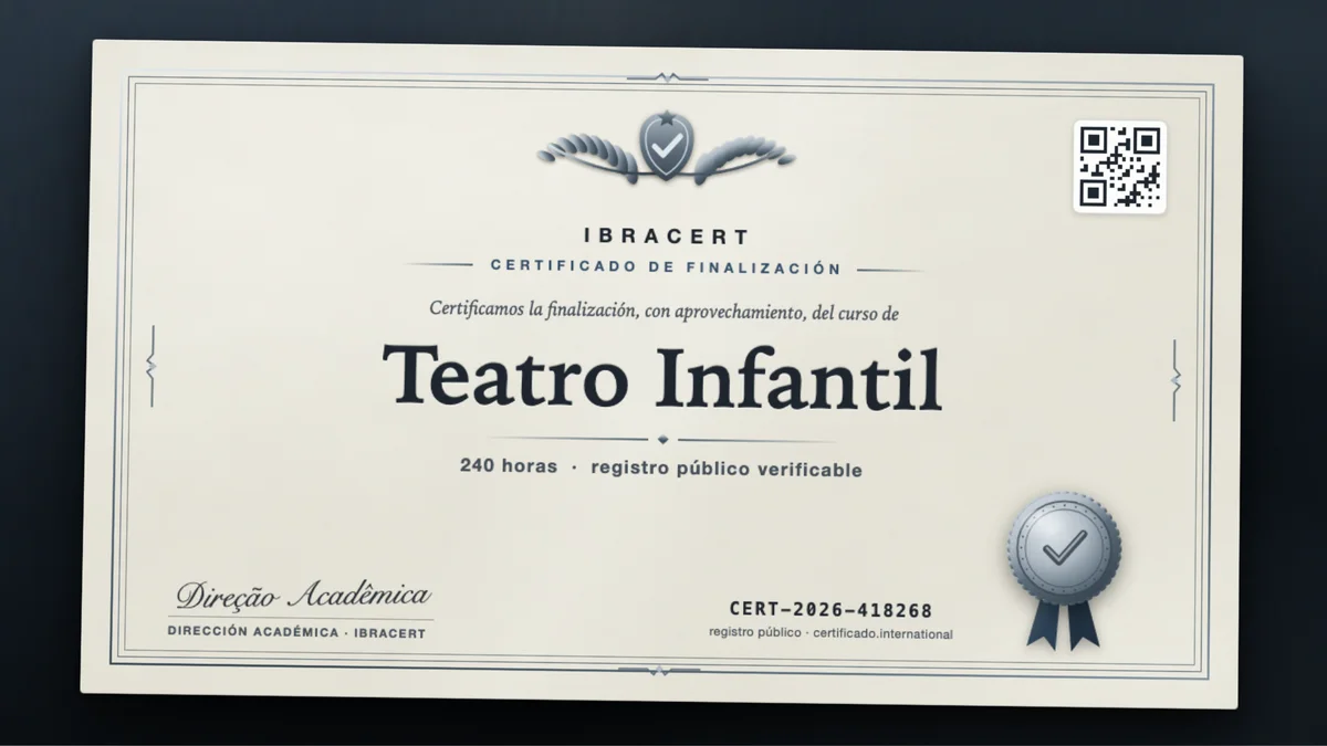 Portada del curso Teatro Infantil