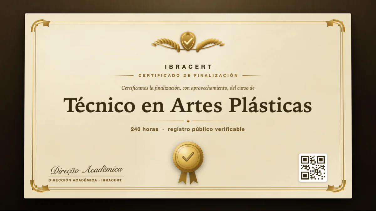 Portada del curso Técnico en Artes Plásticas