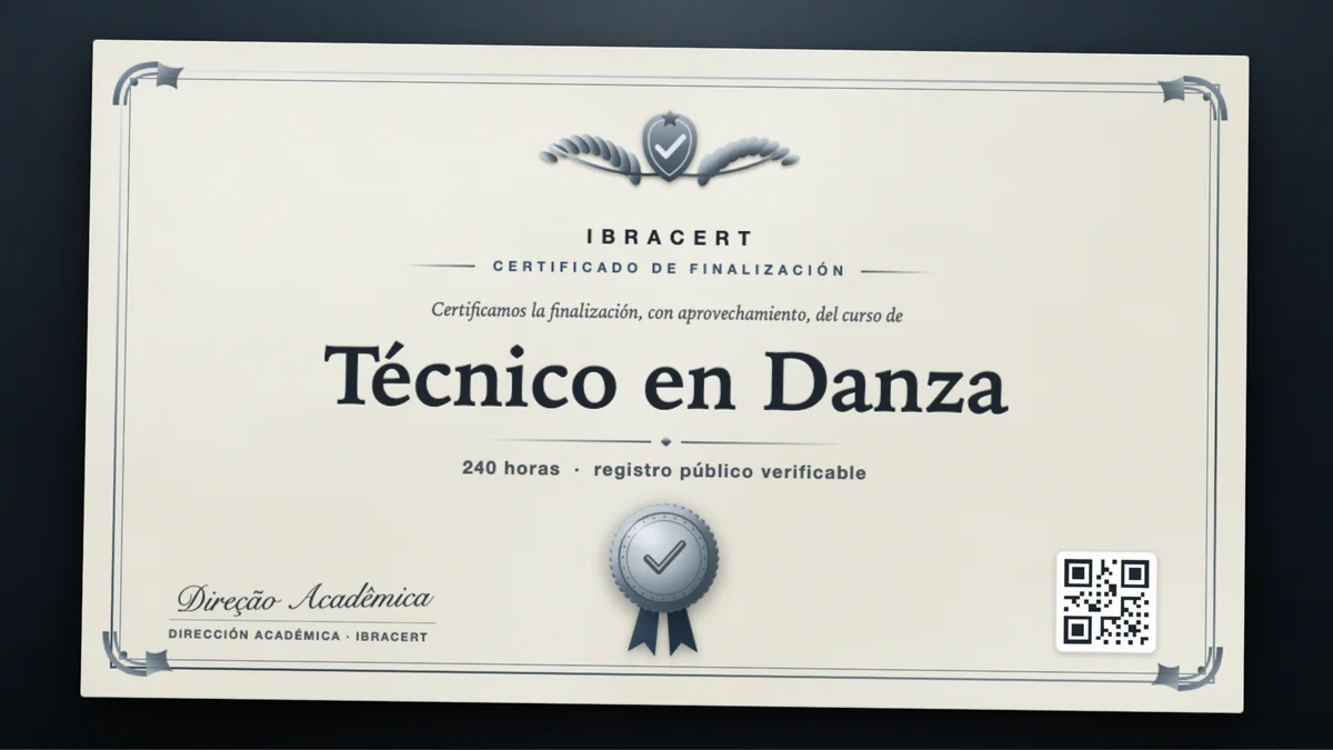 Portada del curso Técnico en Danza