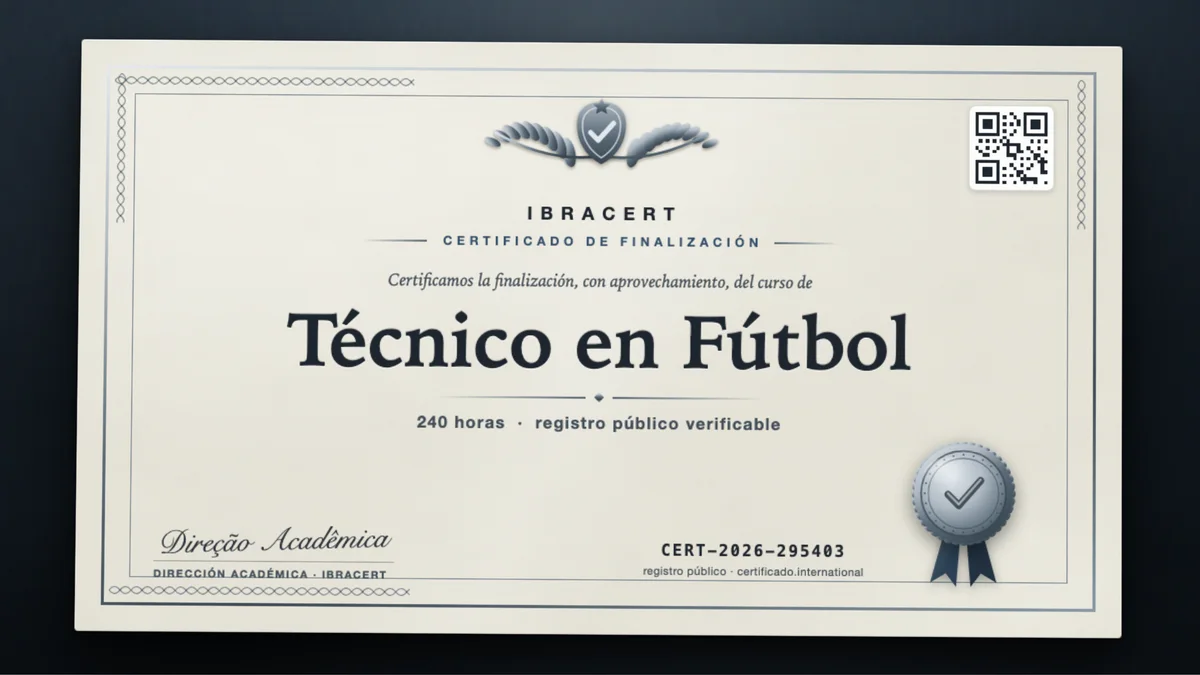 Portada del curso Técnico en Fútbol