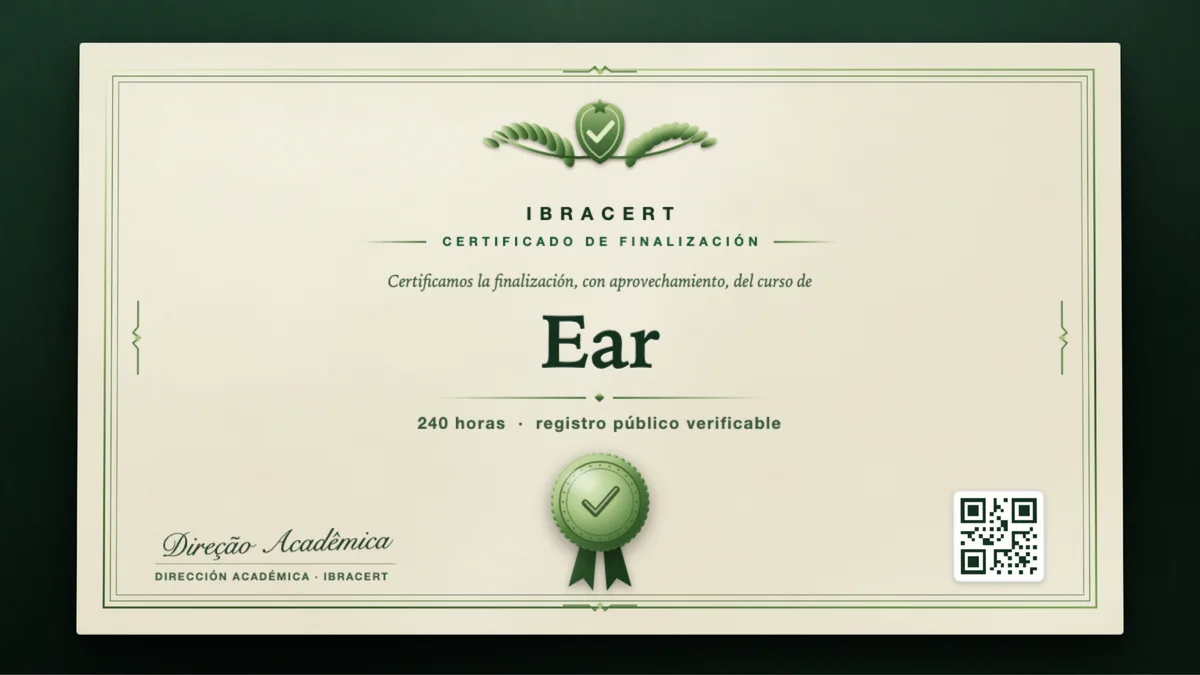 Portada del curso Ear