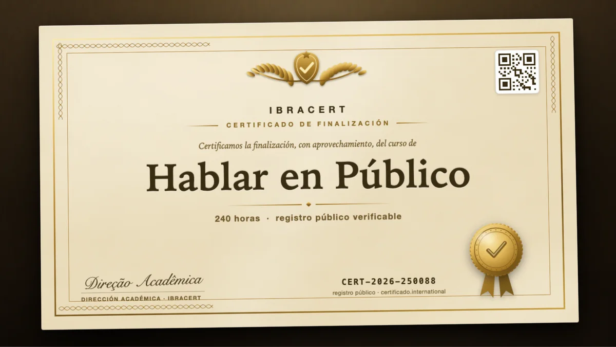 Portada del curso Hablar en Público