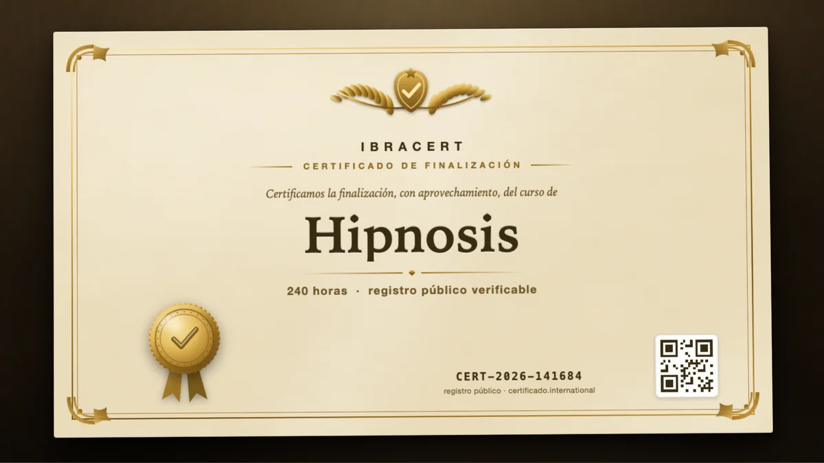 Portada del curso Hipnosis
