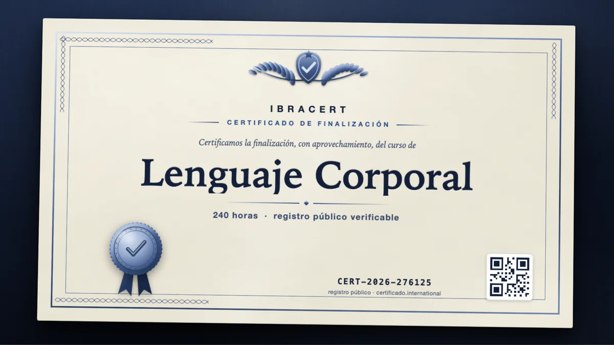Portada del curso Lenguaje Corporal