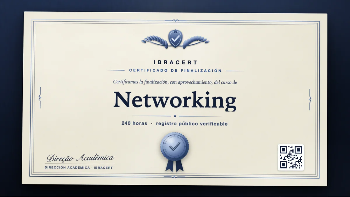 Portada del curso Networking