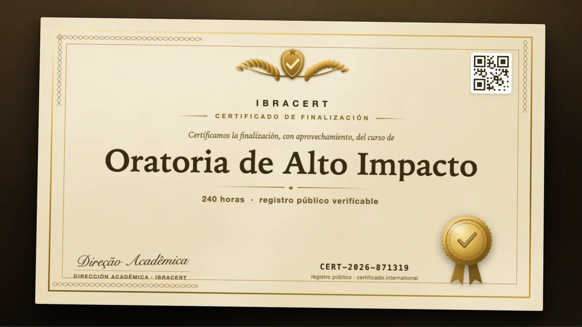 Portada del curso Oratoria de Alto Impacto