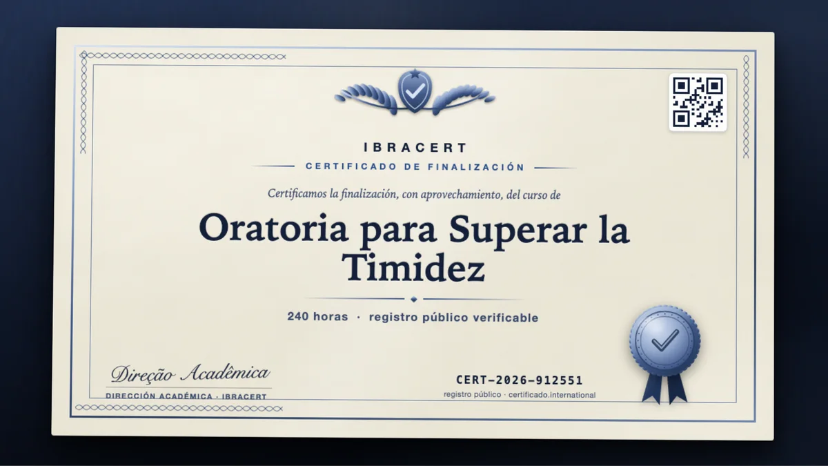 Portada del curso Oratoria para Superar la Timidez
