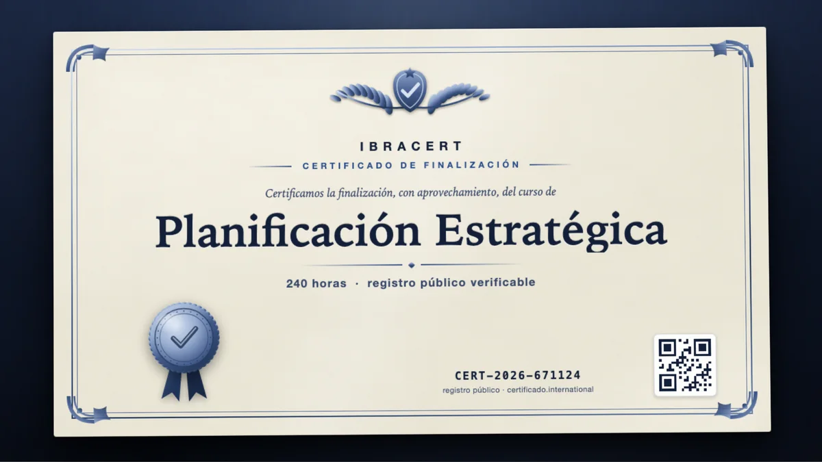 Portada del curso Planificación Estratégica
