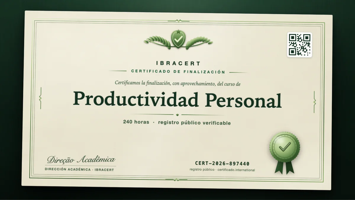 Portada del curso Productividad Personal