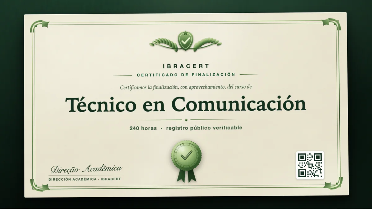 Portada del curso Técnico en Comunicación