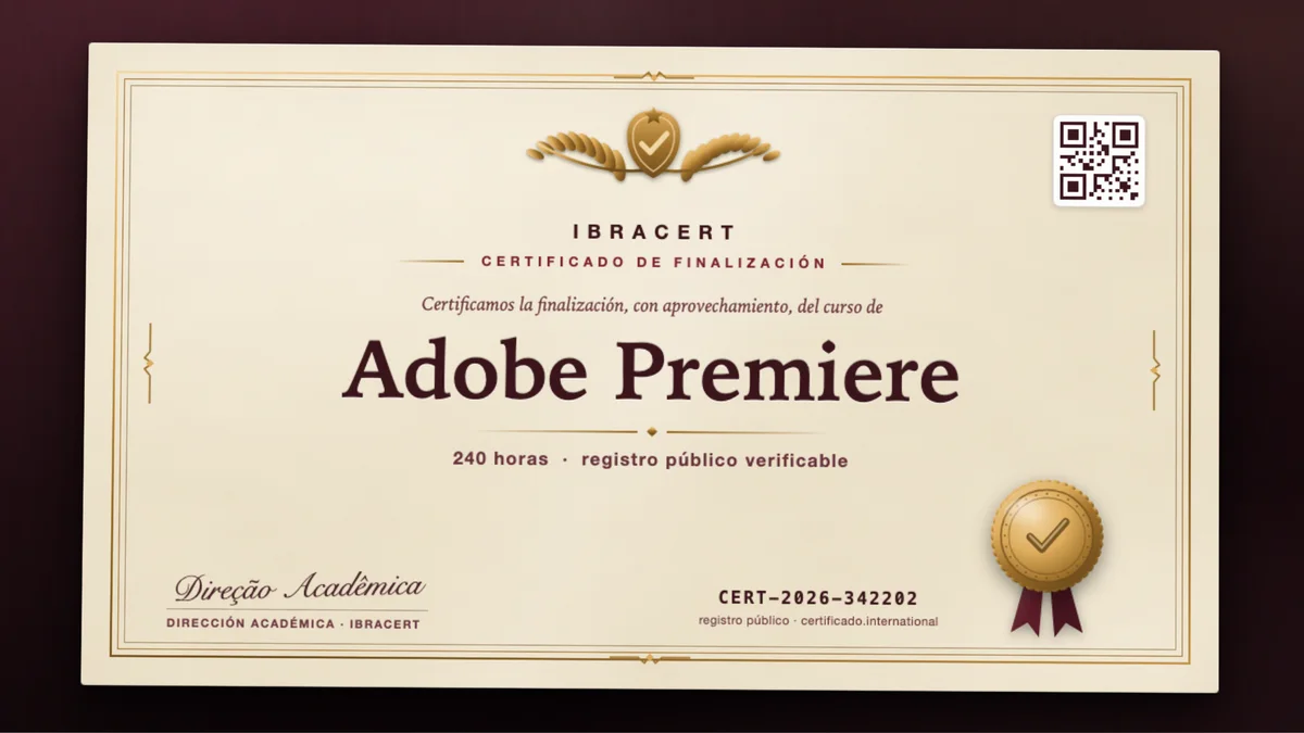 Portada del curso Adobe Premiere