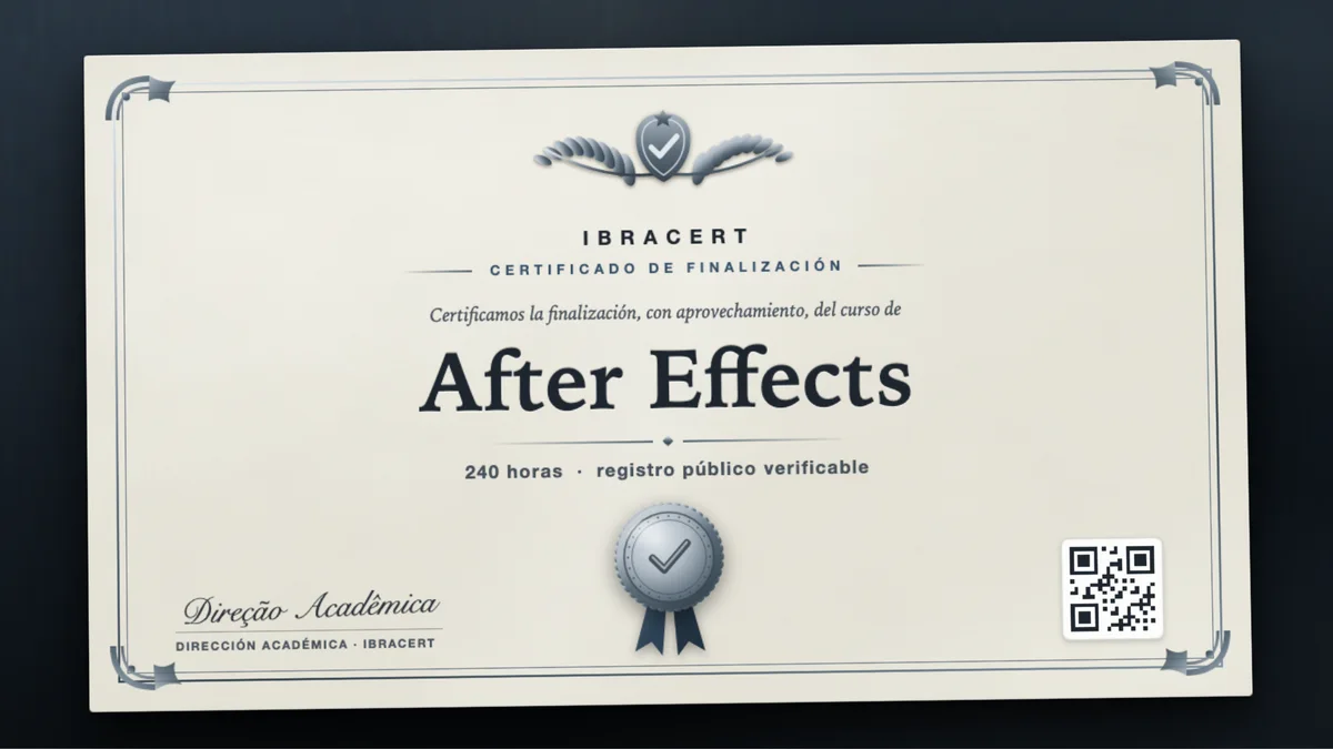 Portada del curso After Effects
