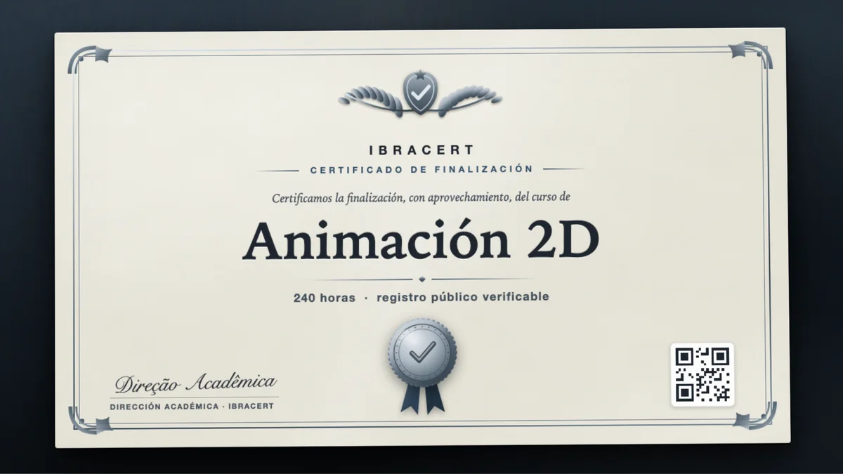 Portada del curso Animación 2D