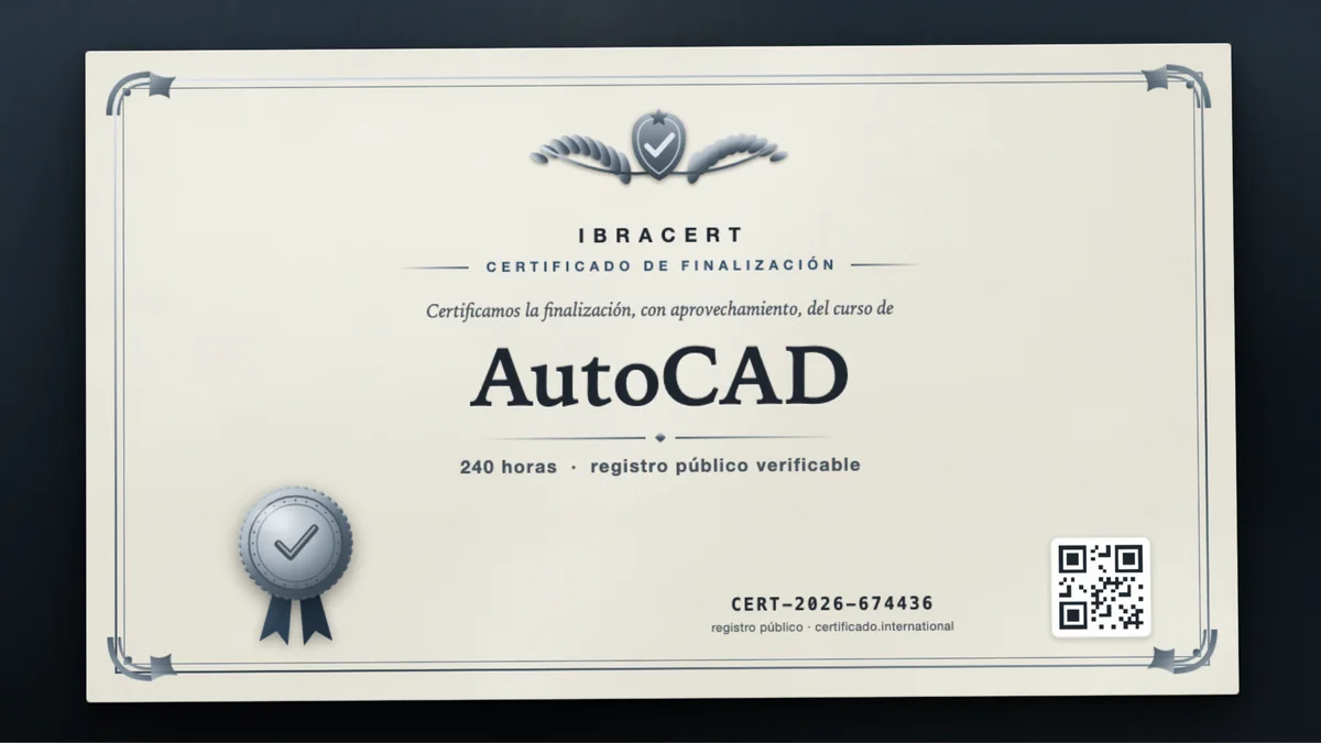 Portada del curso AutoCAD