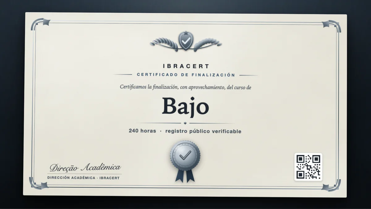 Portada del curso Bajo