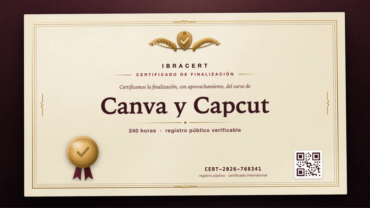 Portada del curso Canva y Capcut