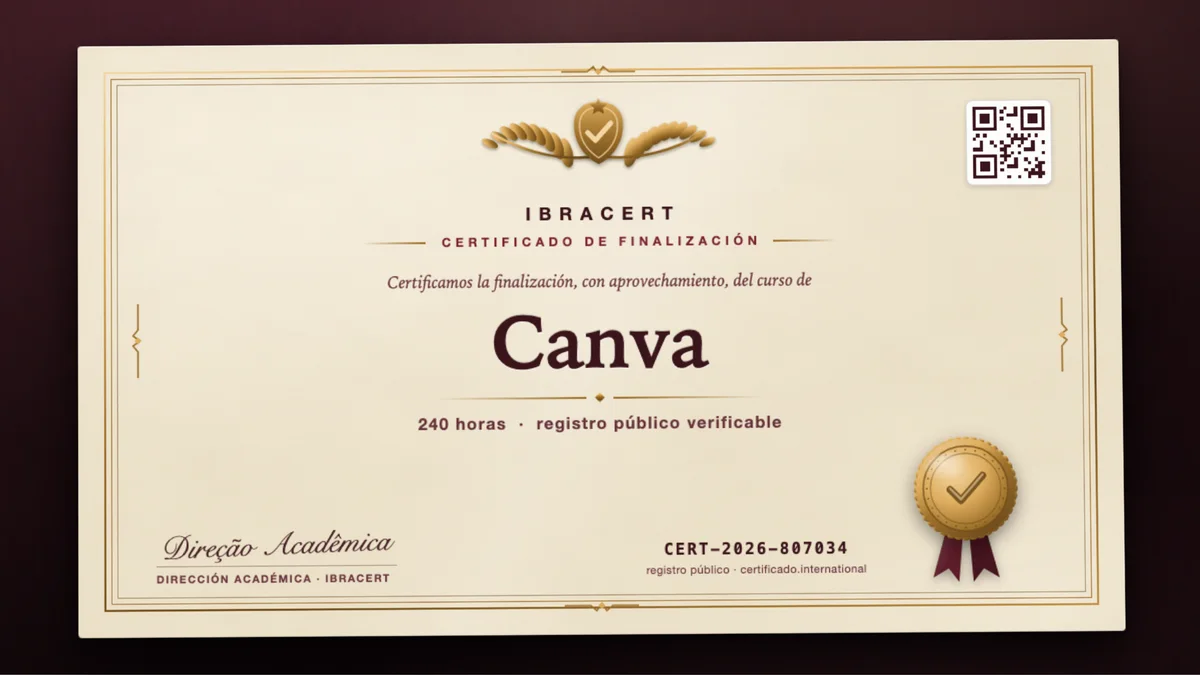 Portada del curso Canva