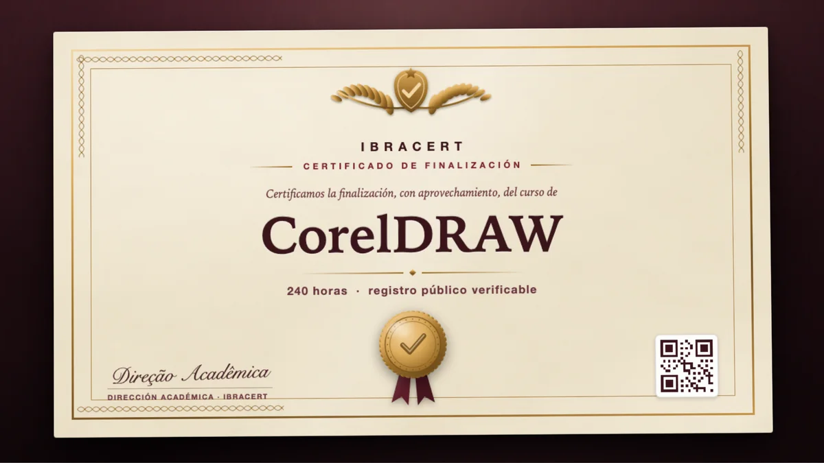 Portada del curso CorelDRAW