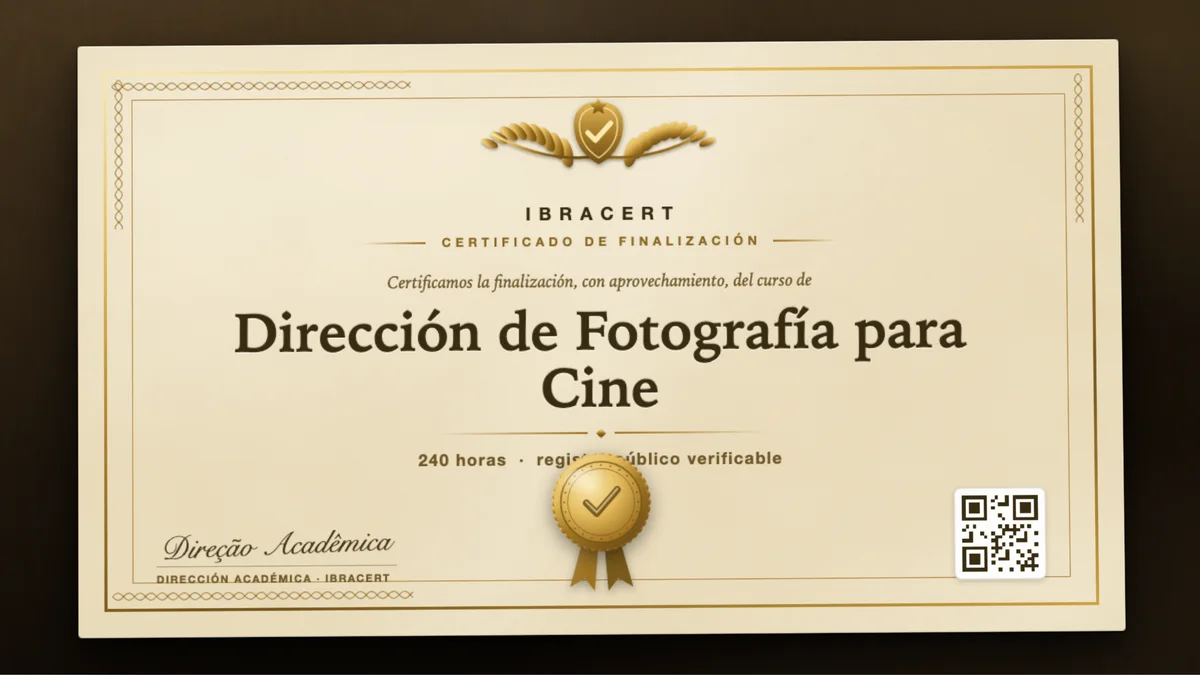 Portada del curso Dirección de Fotografía para Cine