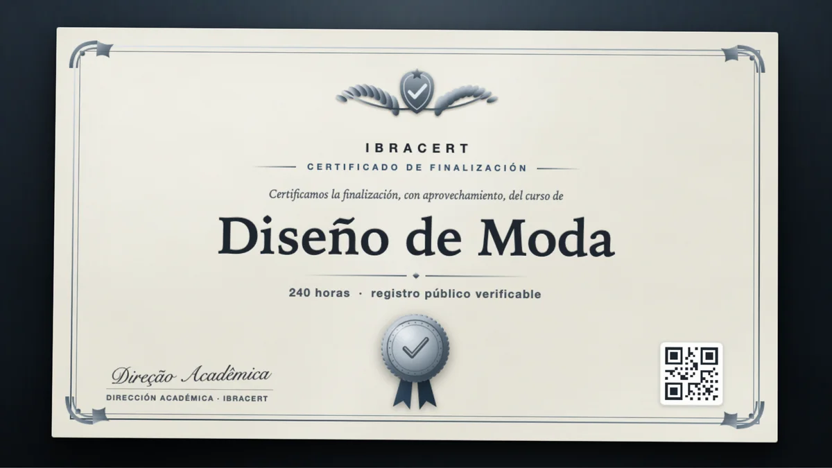 Portada del curso Diseño de Moda